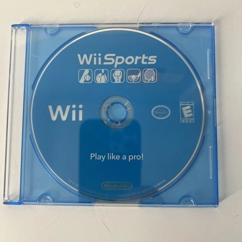 New ListingWii Sports Nintendo Wii Blue Video Game Disc Only Tested Authentic NTSC-U/C