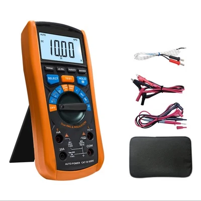 Digital Multimeter Isolationsmessgerät 2000MΩ 1000V TRMS AC/DC Spannungsprüfer - Bild 1 von 4