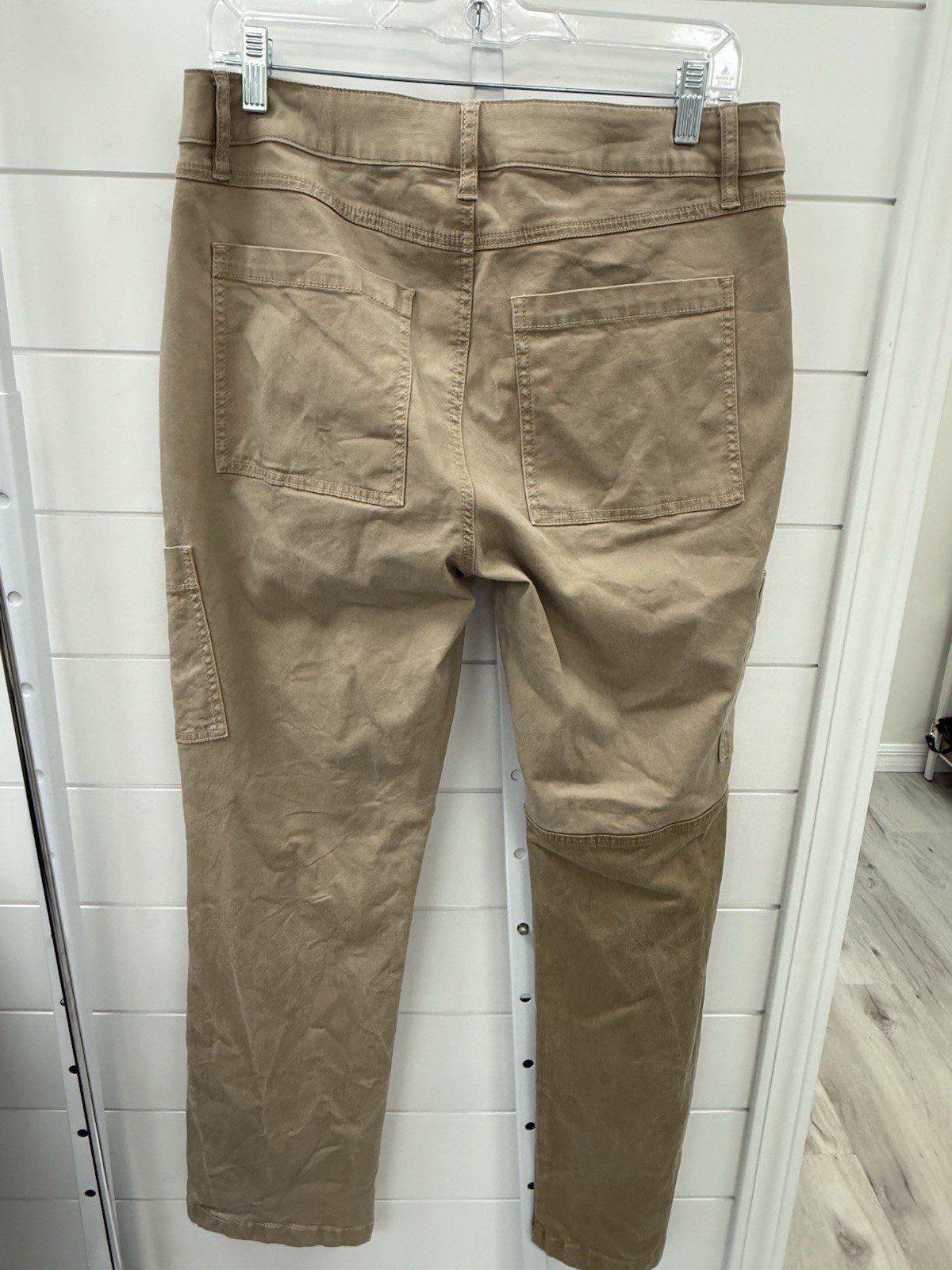 Cabi womens Size 8 boot cut patchwork style patch… - image 4