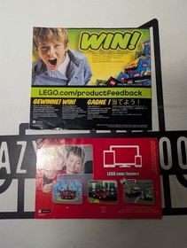 LEGO Juniors 10673 Race Car Rally Instruction Manual Only 2 Books Only No Bricks