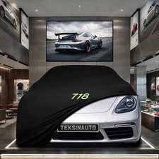 Porsche 718 Boxster 982 Custom Fit Car Cover Indoor Soft Car Cover With Logo