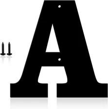 12 Inch Metal House Numbers, House Address Letters and Numbers for outside Signs