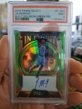 2019 Select Ja Morant Green In Flight Auto /49 Psa 9. Memphis Grizzlies!