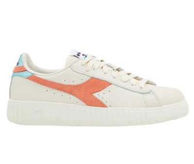 Diadora Game Step Premium Tumbled Damen Schuhe Sneaker Weiß/Angeln