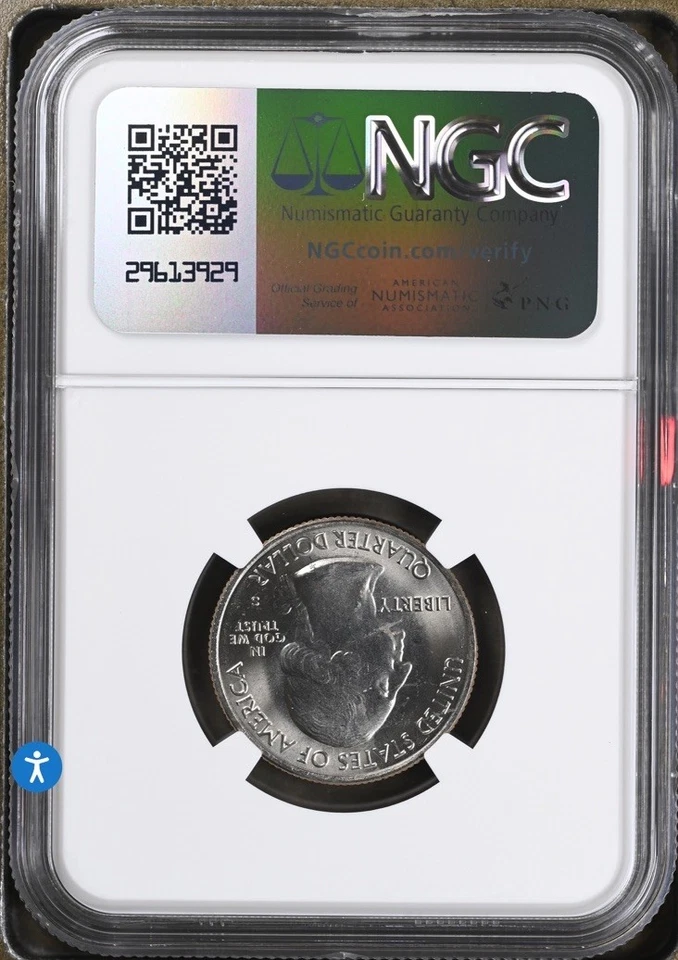 2013-S AMERICA QUARTER - GREAT BASIN - NGC - MS 65 - Image 2 of 2