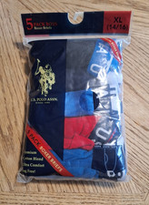 U S Polo Assn Boxer Briefs 5 Pack Boys Size XL 14/16 K2