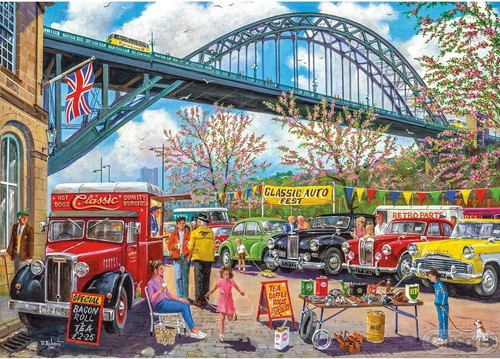 Newcastle 500 Extra Large Piece Jigsaw Puzzle Sustainable Puzzle for Adults - Photo 3/4
