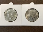 (2) 1964 Kennedy Half Dollars, 90% Silver, FREE Shipping.