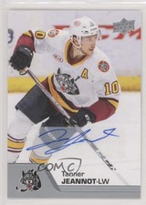 2020-21 Upper Deck AHL Auto Tanner Jeannot #34 Auto lt5