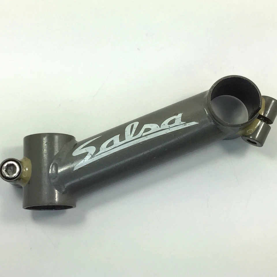 Salsa Cycles 1" Threadless Steel Moto Stem 25.4mm x 105mm 26°? Grey Vintage MTB - Image 4 of 4