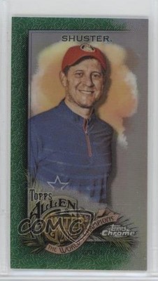 2022 Topps Allen & Ginter Chrome Mini Green Refractor 11/99 John Shuster 19n6