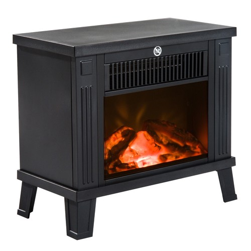HOMCOM LED Chimenea Eléctrica Chimenea Estufa de Pared Chimenea de Pie Eléctrica 10 Tipos - Imagen 3 de 10