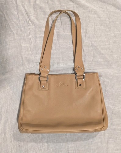 BALENCIAGA Miami Leather Tote Shoulder Bag Camel Authenticated - Picture 1 of 9