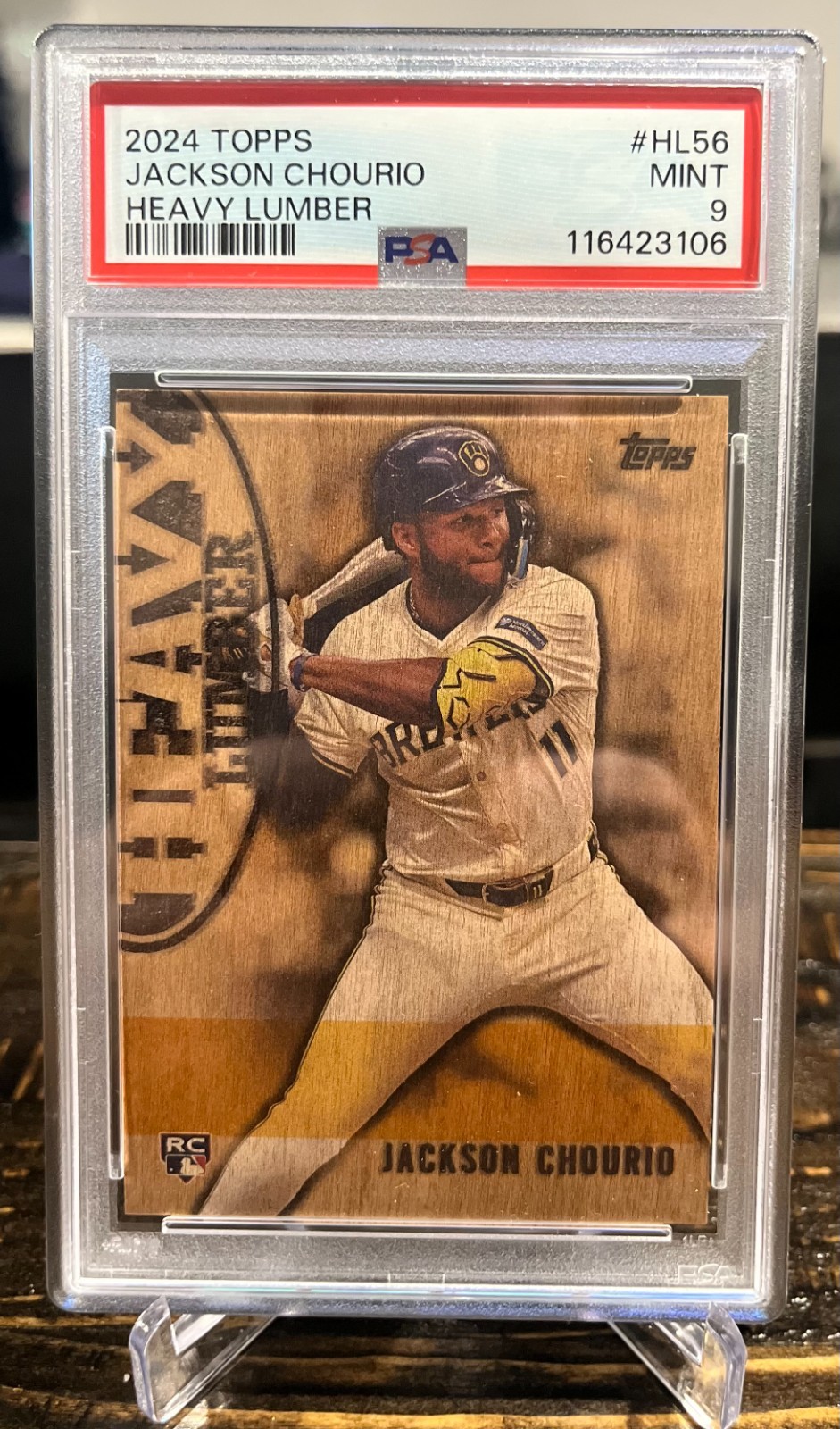 2024 Topps Update Series - Heavy Lumber - Jackson Chourio #HL-56 (RC)
