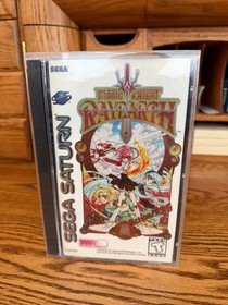 Magic Knight Rayearth SEGA SATURN 1998 Complete CIB Manual Stickers & Reg Card