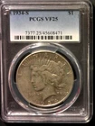 1934-S Peace Silver Dollar PCGS very fine 25