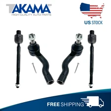 ⭐4pcs⭐Inner + Outer Tie Rod End For 2003-2008 INFINITI FX35 FX45