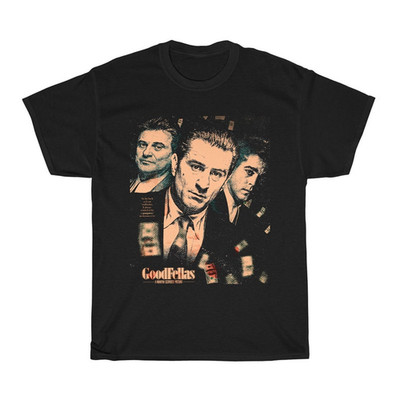 Goodfellas Mafia Gangster Movie Graphic T-Shirt Classic Crime Film Tee S-5XL