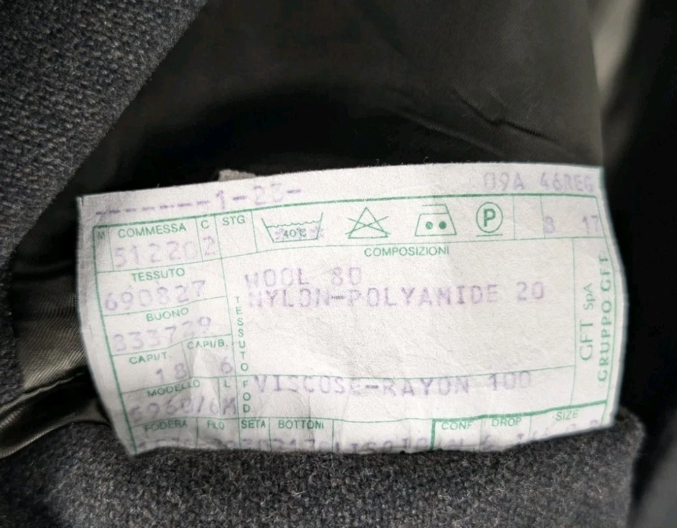 Archival 90s Calvin Klein Collection Runway Overcoat Sculptural GFT Italy Mint - Image 4 of 4