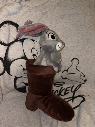 Disney Store Sleeping Beauty Bunny In Princes Boot Plush with Tags - Picture 4 of 6