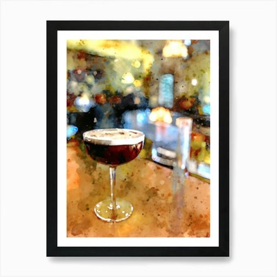 Best Ever Expresso Martini 1 Kunst Pr gerahmtes Wandbild Poster Leinwanddruck Bild