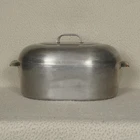 Vintage Wagner Ware Sidney-O Turkey Roaster with Trivet 13 Qt Model 4267-M
