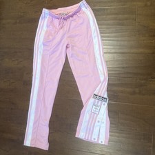 ADIDAS ORIGINALS WOMENS ADIBREAK TREFOIL TRACK PANTS SIZE SMALL 6-8