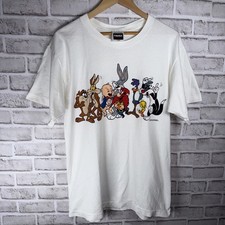 Vintage Tultex Warner Bros Looney Tunes 1993 T Shirt Size Large L Made In USA