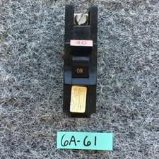 FPE Federal Electric NA140 1 Pole 40 A 120V Plug in Stab-Lok Circuit Breaker