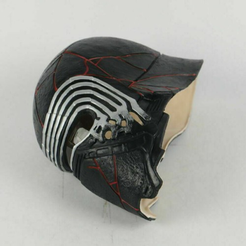 Star Wars 9 Kylo Ren Helmet The Rise of Skywalker Mask Soft PVC Halloween Props - Picture 7 of 12