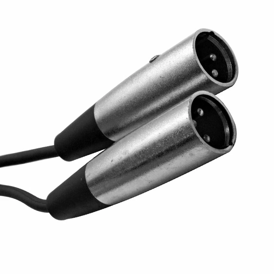 4 PACK 1' Splitter Patch Cables 1 XLR Female 2 XLR Male - Image 4 of 4