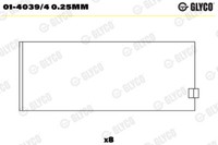 Glyco Pleuellager FüR MG MGF RD 1.8I 16V Land Rover Freelander LN 1.8 Ln_ L314