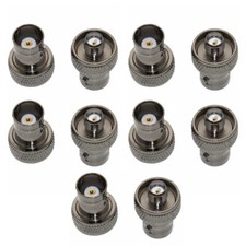 10xBNC Female to SMA Female RF Coaxial Jack Adapter Connector for Wouxun Two-way