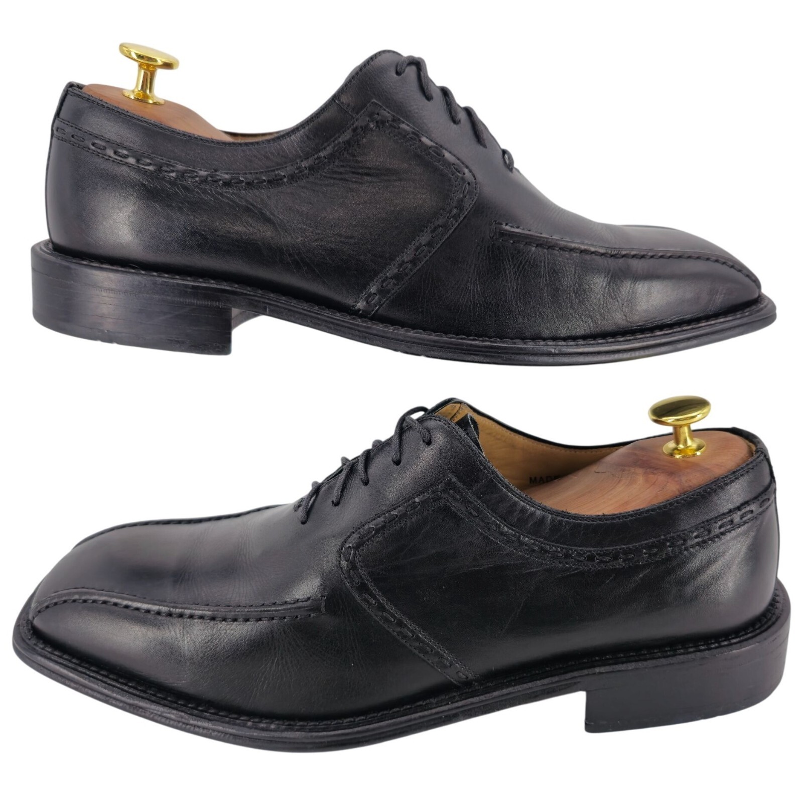 SAOLA Scarpa elegante Florsheim Royal Imperial in pelle nera da uomo 8 punta bicicletta Derby Oxford