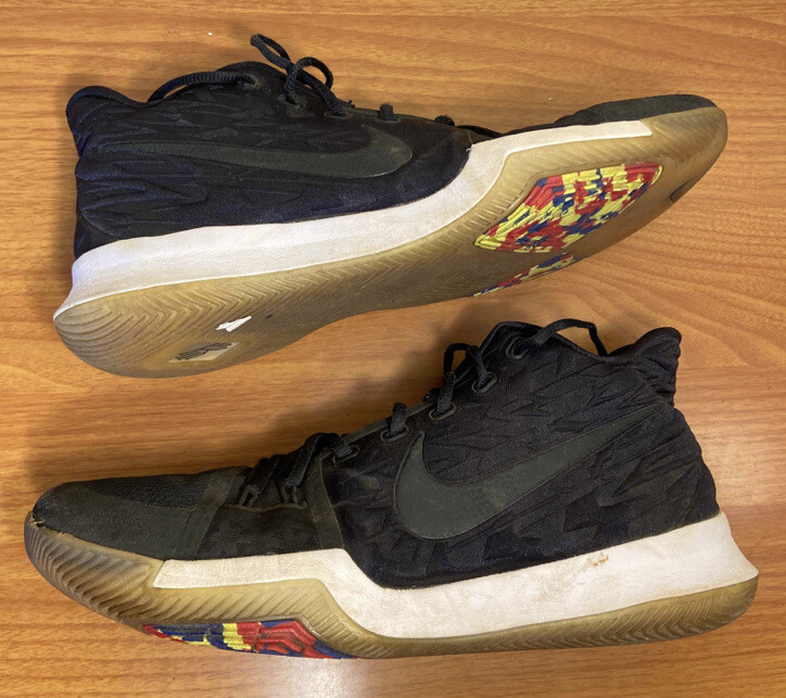 Nike Kyrie 3 Black Ice Multi Color Size 14 Sneakers Shoes