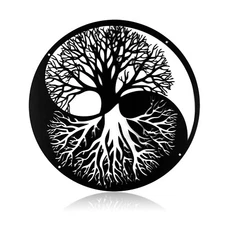 Tree of life Metal Wall Art Decor Wall Hanging for Home Garden Office Livingroom