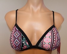 NWT Hula Honey Swimsuit Bikini Bra Top Sz M CRMLT Push-up