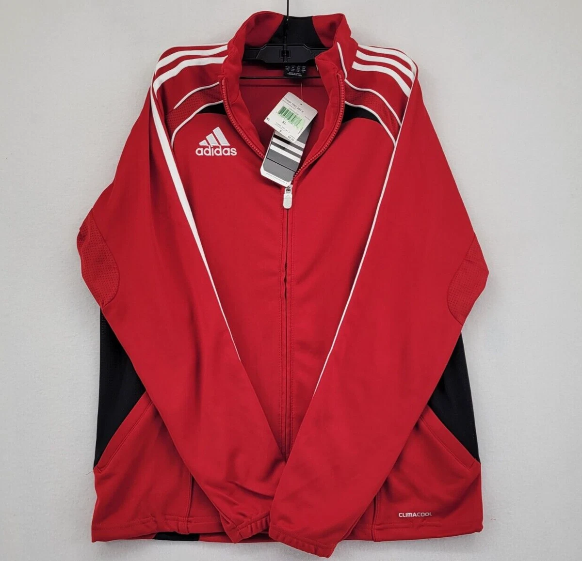 Adidas Condivo Training Jacket Youth Size XL Red Black White