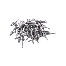 50 PCS Stainless Steel Pop Rivets 4.8 x 12mm Dome Head Blind Grip Range 6-8mm