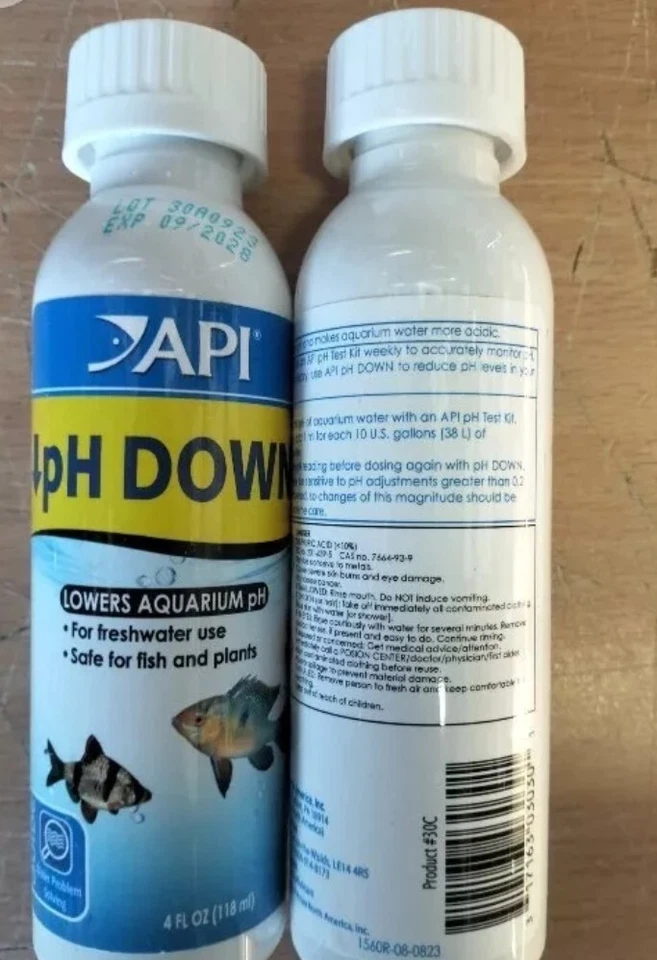 2x *API* PH UP RAISES AQUARIUM PH118ml ,PH DOWN LOWERS AQUARIUM PH 118ml bottles - Image 4 of 4