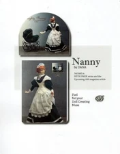 1:12 Miniature Art Doll Dressing ~ Dana Burton~ NAUGHTY NANNY ~TUTORIAL/PATTERN