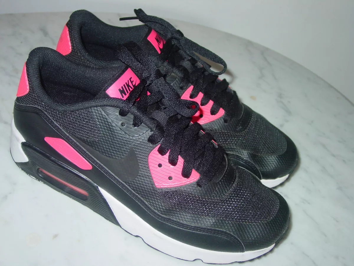 Minister dak invoegen 2017 Nike Air Max 90 Ultra 2.0 Essential Black/Racer Pink Youth Shoes! Size  6.5Y | eBay