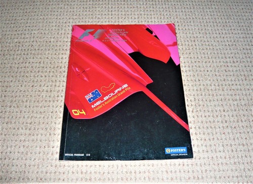 2004 F1 Foster's Australian Grand Prix official program, and separate autographs - Picture 2 of 18