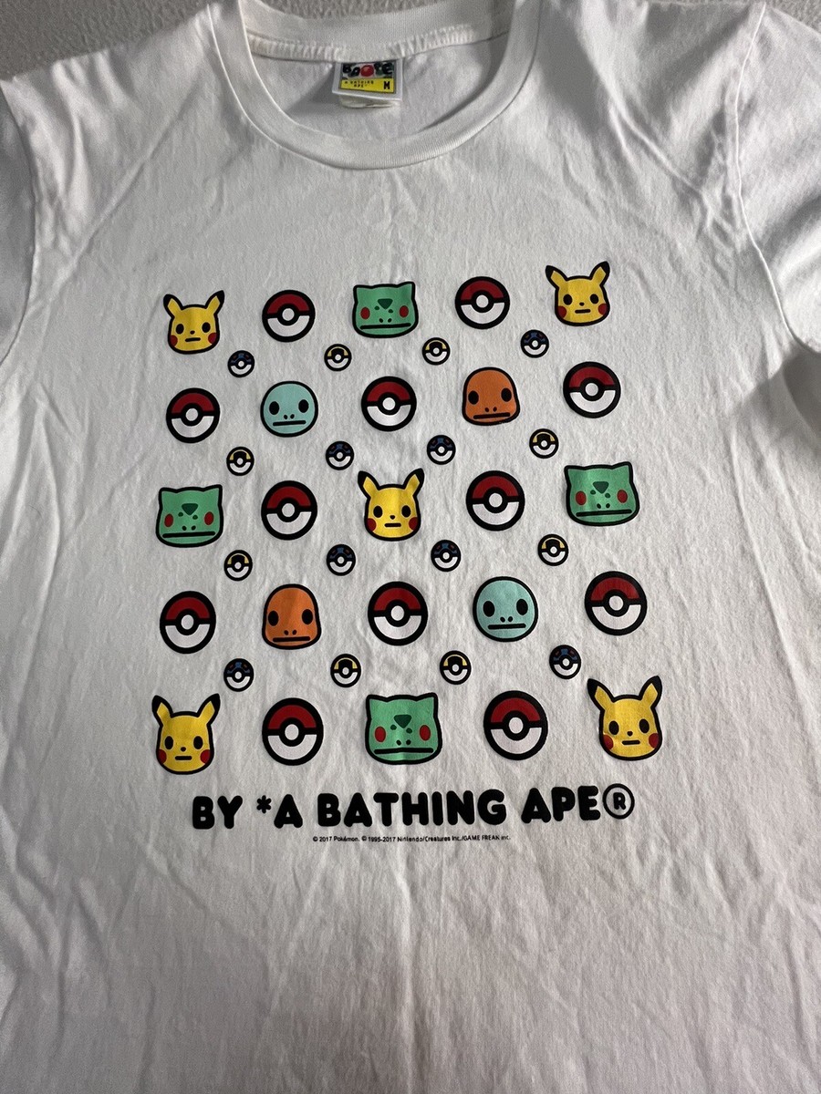 BAPE KIDS ポケモン Tシャツ 110cm ホワイト pokemon2020 | bape.com