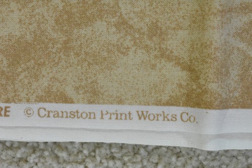 10" Long, Vintage, Marbled-Tan Quilt Cotton, Messmore, Cranston, P9411 - Picture 6 of 6