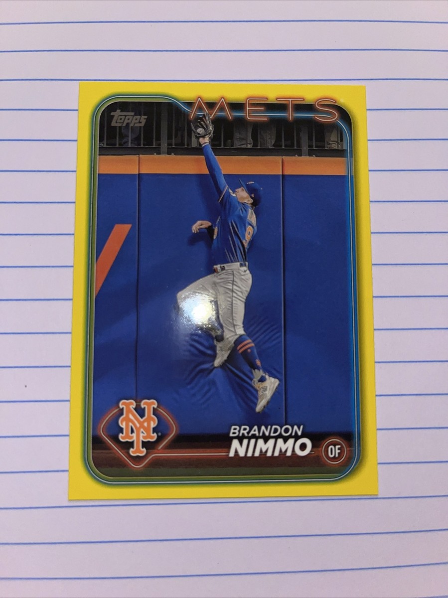 2024 Topps Series 1 Yellow Parallel #59 Brandon Nimmo | eBay