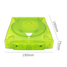 Replacement Casing / Shell / Case for Sega Dreamcast Console - Transparent Green