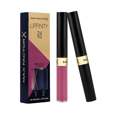 MAX FACTOR X Langanhaltender Lippenstift 2in1 330 Essential Burgundy 2,3ml+1,9g