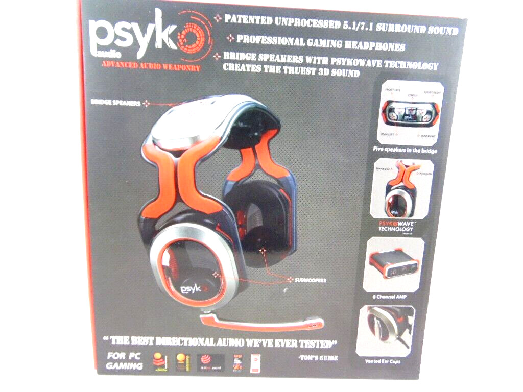 Psyk audio gaming device(1427uh4) new in box, excellent