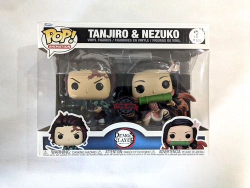 Funk POP anime, Demon slayer,  special edition Tanjiro & Nezuko 2 pack